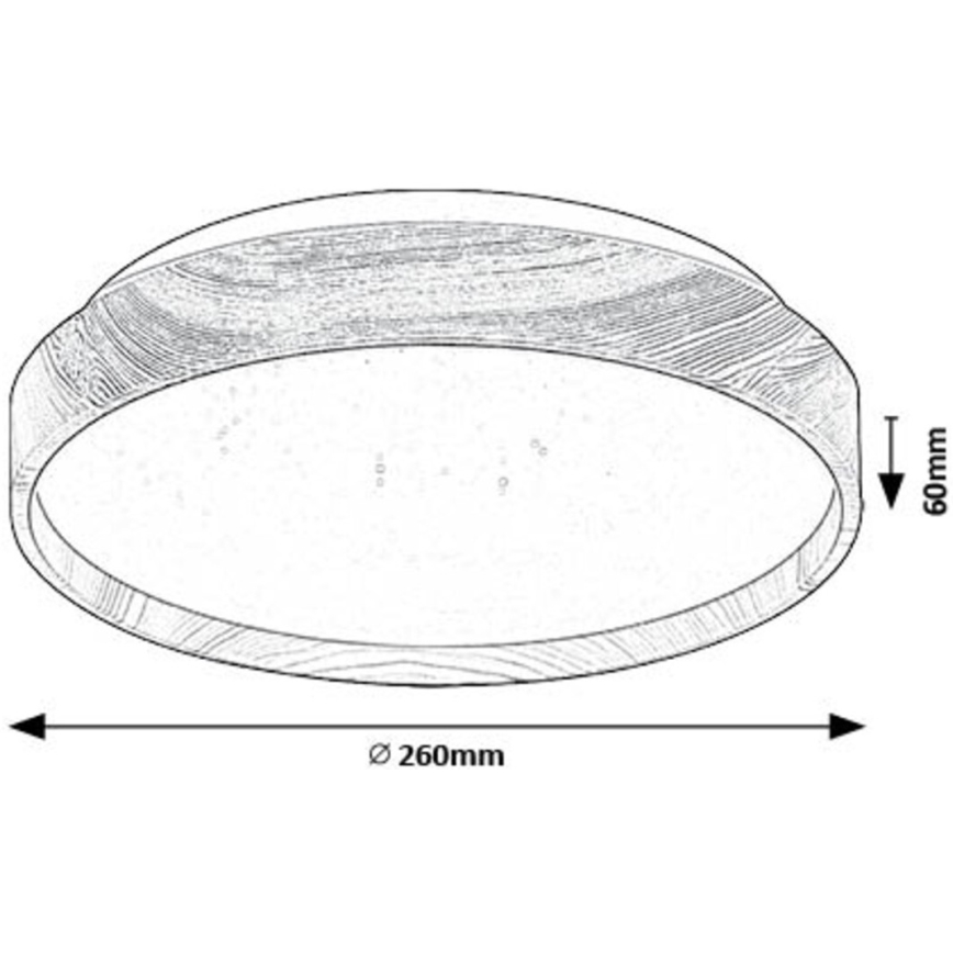 Rabalux - LED Griestu lampa LED/12W/230V 3000K d. 26 cm